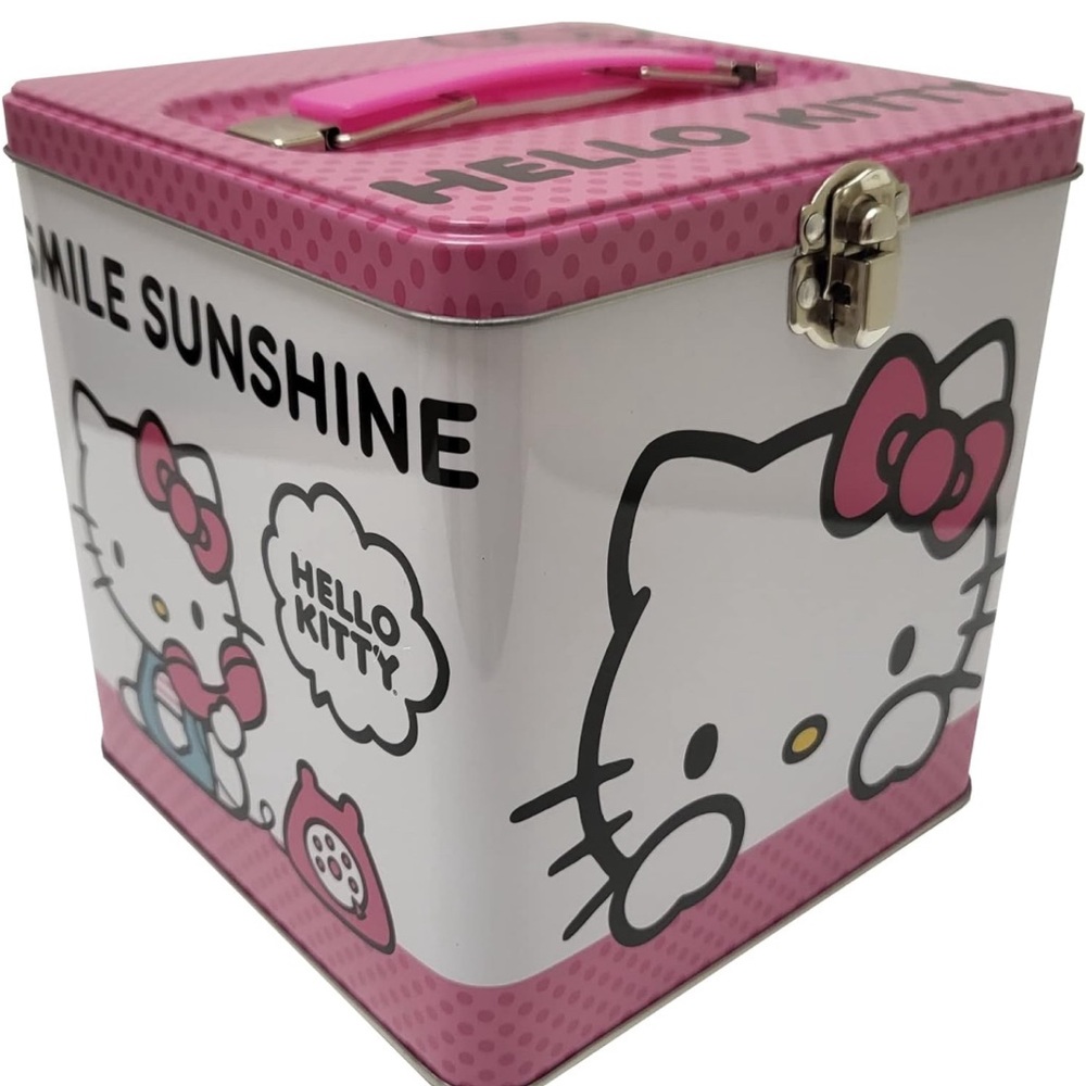 Hello Kitty Tin Storage Lunch Box